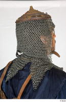  Photos Medieval Knight in plate armor 10 Medieval soldier Plate armor head helmet mail 0006.jpg